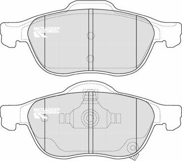 Motaquip LVXL1139 - Тормозные колодки, дисковые, комплект autospares.lv