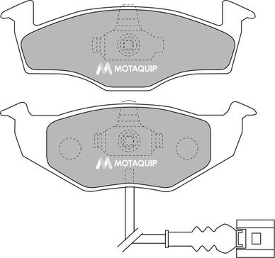 Motaquip LVXL1124 - Тормозные колодки, дисковые, комплект autospares.lv