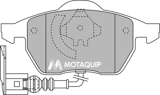 Motaquip LVXL1125 - Тормозные колодки, дисковые, комплект autospares.lv