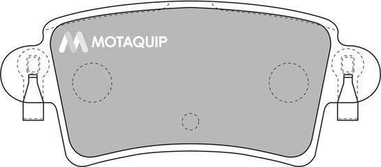 Motaquip LVXL1121 - Тормозные колодки, дисковые, комплект autospares.lv