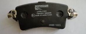 Motaquip LVXL1121 - Тормозные колодки, дисковые, комплект autospares.lv