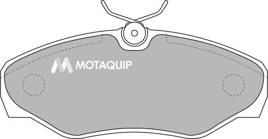 Motaquip LVXL1122 - Тормозные колодки, дисковые, комплект autospares.lv