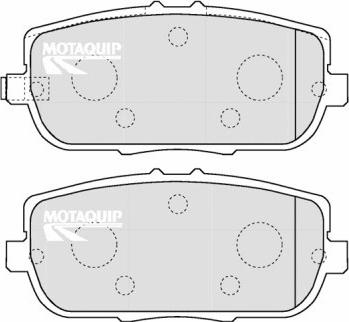 Motaquip LVXL1174 - Тормозные колодки, дисковые, комплект autospares.lv