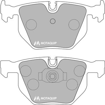 Motaquip LVXL1176 - Тормозные колодки, дисковые, комплект autospares.lv