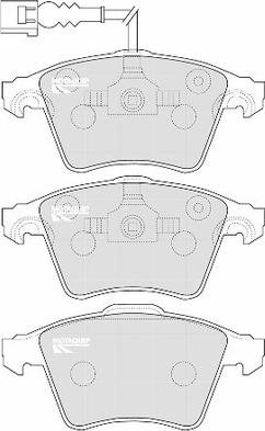 Motaquip LVXL1170 - Тормозные колодки, дисковые, комплект autospares.lv