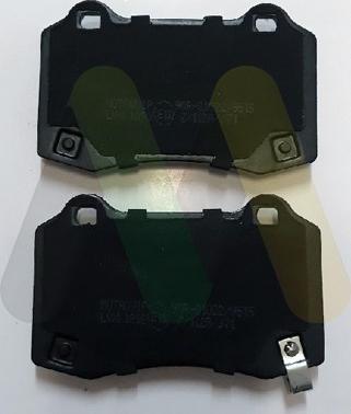 Motaquip LVXL1898 - Тормозные колодки, дисковые, комплект autospares.lv