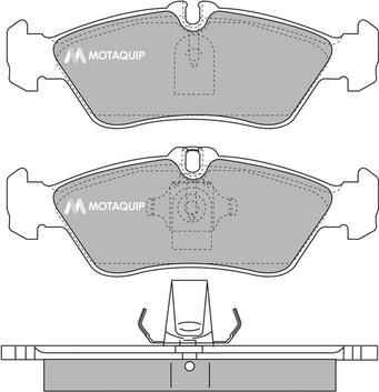 Motaquip LVXL184 - Тормозные колодки, дисковые, комплект autospares.lv