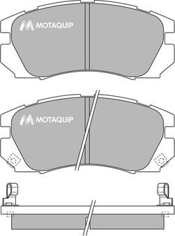 Motaquip LVXL134 - Тормозные колодки, дисковые, комплект autospares.lv