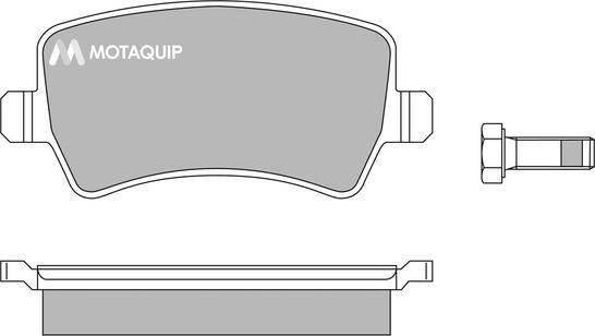 Motaquip LVXL1356 - Тормозные колодки, дисковые, комплект autospares.lv