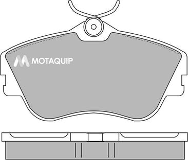 Motaquip LVXL135 - Тормозные колодки, дисковые, комплект autospares.lv