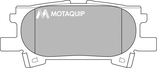Motaquip LVXL1367 - Тормозные колодки, дисковые, комплект autospares.lv