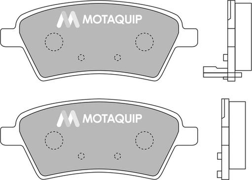 Motaquip LVXL1304 - Тормозные колодки, дисковые, комплект autospares.lv