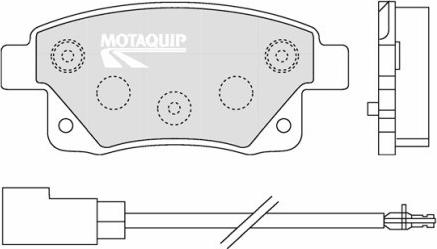 Motaquip LVXL1303 - Тормозные колодки, дисковые, комплект autospares.lv