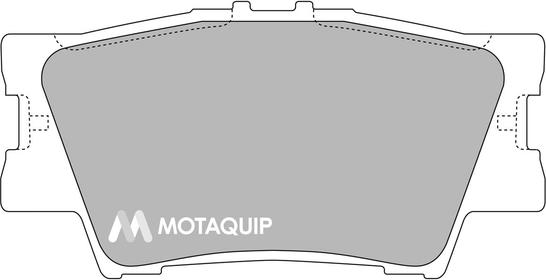 Motaquip LVXL1307 - Тормозные колодки, дисковые, комплект autospares.lv