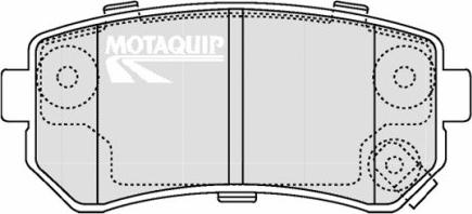 Motaquip LVXL1310 - Тормозные колодки, дисковые, комплект autospares.lv