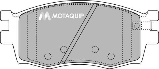 Motaquip LVXL1311 - Тормозные колодки, дисковые, комплект autospares.lv