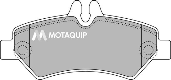 Motaquip LVXL1312 - Тормозные колодки, дисковые, комплект autospares.lv