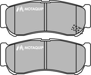 Motaquip LVXL1389 - Тормозные колодки, дисковые, комплект autospares.lv