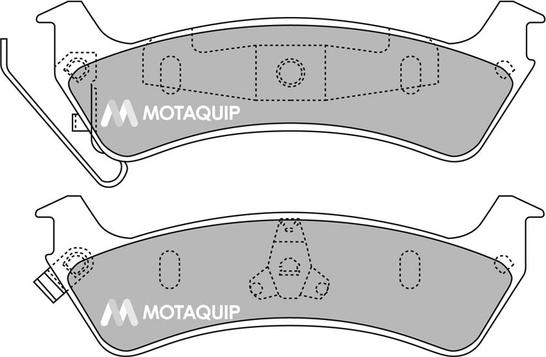 Motaquip LVXL1380 - Тормозные колодки, дисковые, комплект autospares.lv