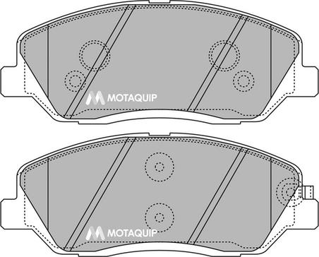 Motaquip LVXL1388 - Тормозные колодки, дисковые, комплект autospares.lv