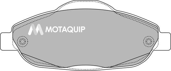 Motaquip LVXL1333 - Тормозные колодки, дисковые, комплект autospares.lv