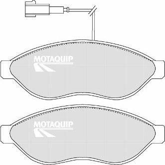 Motaquip LVXL1337 - Тормозные колодки, дисковые, комплект autospares.lv