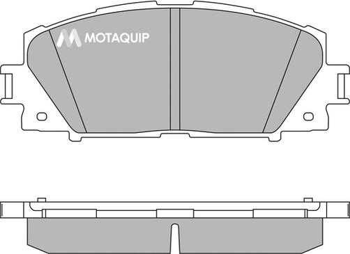 Motaquip LVXL1325 - Тормозные колодки, дисковые, комплект autospares.lv