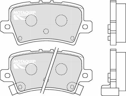 Motaquip LVXL1296 - Тормозные колодки, дисковые, комплект autospares.lv