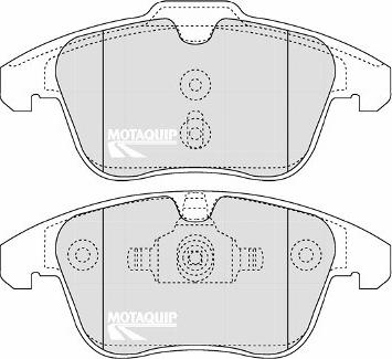 Motaquip LVXL1293 - Тормозные колодки, дисковые, комплект autospares.lv