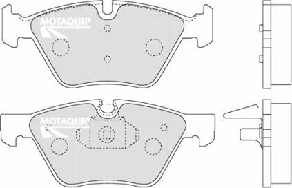 Motaquip LVXL1292 - Тормозные колодки, дисковые, комплект autospares.lv