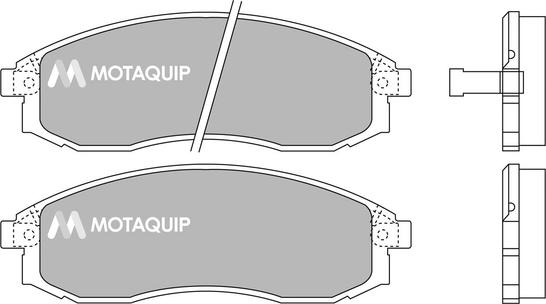 Motaquip LVXL1240 - Тормозные колодки, дисковые, комплект autospares.lv