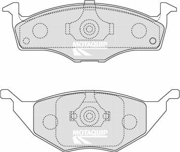 Motaquip LVXL1253 - Тормозные колодки, дисковые, комплект autospares.lv