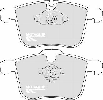 Motaquip LVXL1252 - Тормозные колодки, дисковые, комплект autospares.lv