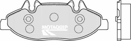 Motaquip LVXL1269 - Тормозные колодки, дисковые, комплект autospares.lv