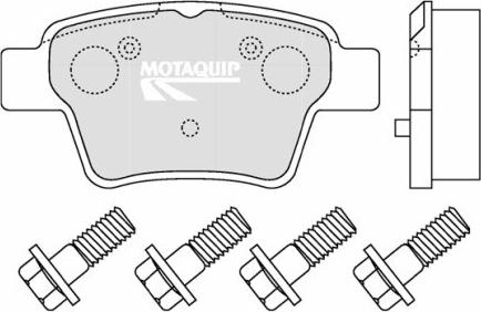 Motaquip LVXL1266 - Тормозные колодки, дисковые, комплект autospares.lv