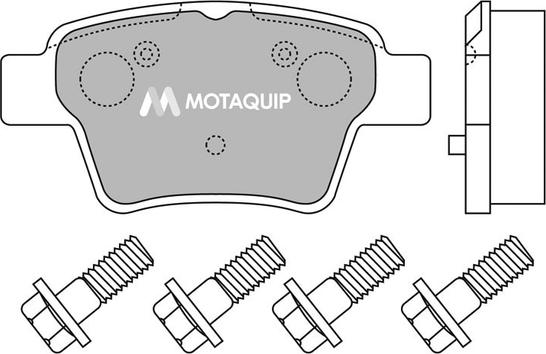 Motaquip LVXL1266 - Тормозные колодки, дисковые, комплект autospares.lv