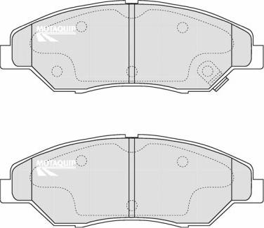 Motaquip LVXL1204 - Тормозные колодки, дисковые, комплект autospares.lv