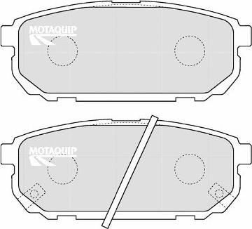 Motaquip LVXL1202 - Тормозные колодки, дисковые, комплект autospares.lv