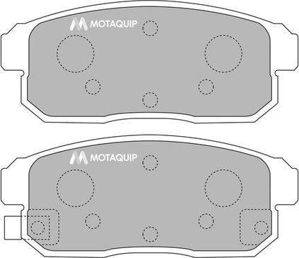 Motaquip LVXL1212 - Тормозные колодки, дисковые, комплект autospares.lv