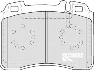 Motaquip LVXL121 - Тормозные колодки, дисковые, комплект autospares.lv