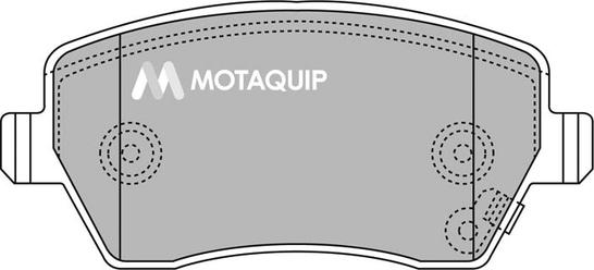 Motaquip LVXL1281 - Тормозные колодки, дисковые, комплект autospares.lv