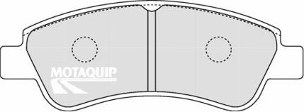 Motaquip LVXL1288 - Тормозные колодки, дисковые, комплект autospares.lv