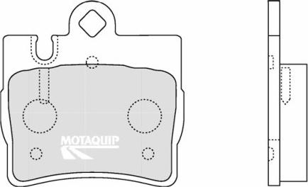 Motaquip LVXL1235 - Тормозные колодки, дисковые, комплект autospares.lv