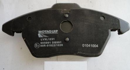 Motaquip LVXL1231 - Тормозные колодки, дисковые, комплект autospares.lv