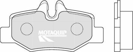 Motaquip LVXL1270 - Тормозные колодки, дисковые, комплект autospares.lv