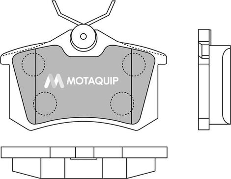 Motaquip LVXL1273 - Тормозные колодки, дисковые, комплект autospares.lv