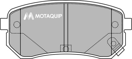 Motaquip LVXL1272 - Тормозные колодки, дисковые, комплект autospares.lv
