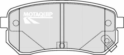 Motaquip LVXL1272 - Тормозные колодки, дисковые, комплект autospares.lv