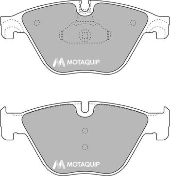 Motaquip LVXL1716 - Тормозные колодки, дисковые, комплект autospares.lv