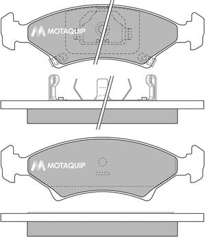 Motaquip LVXL178 - Тормозные колодки, дисковые, комплект autospares.lv